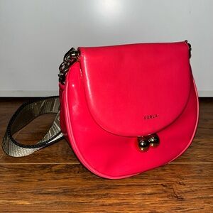 Furla Red crossbody / shoulder bag purse